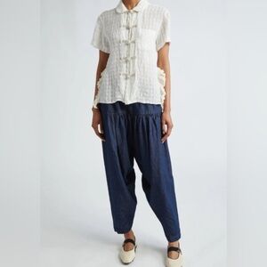 #35 NWT Tao Comme Des Garçons Balloon Pant in Dark Indigo